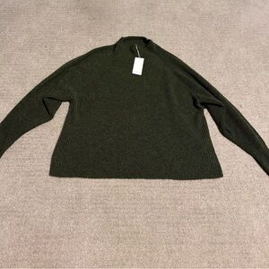 Thread & Supply Olive Turtleneck Sweater